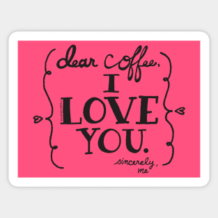 Coffee quote Sticker